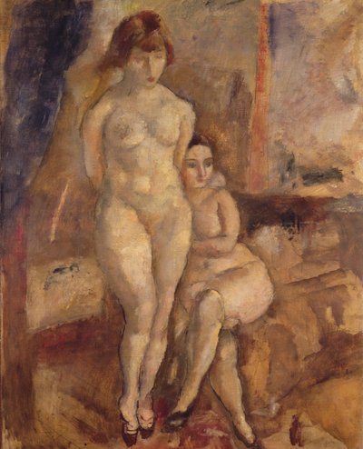 Die zwei Modelle, ca. 1928 von Jules Pascin